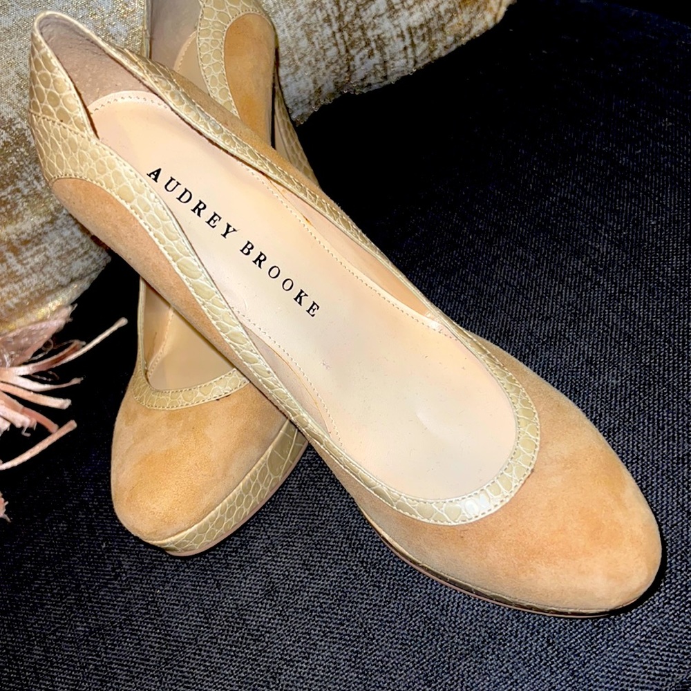 Audrey Brook Pumps-Excellent condition. Like new. Size 10. Tan.